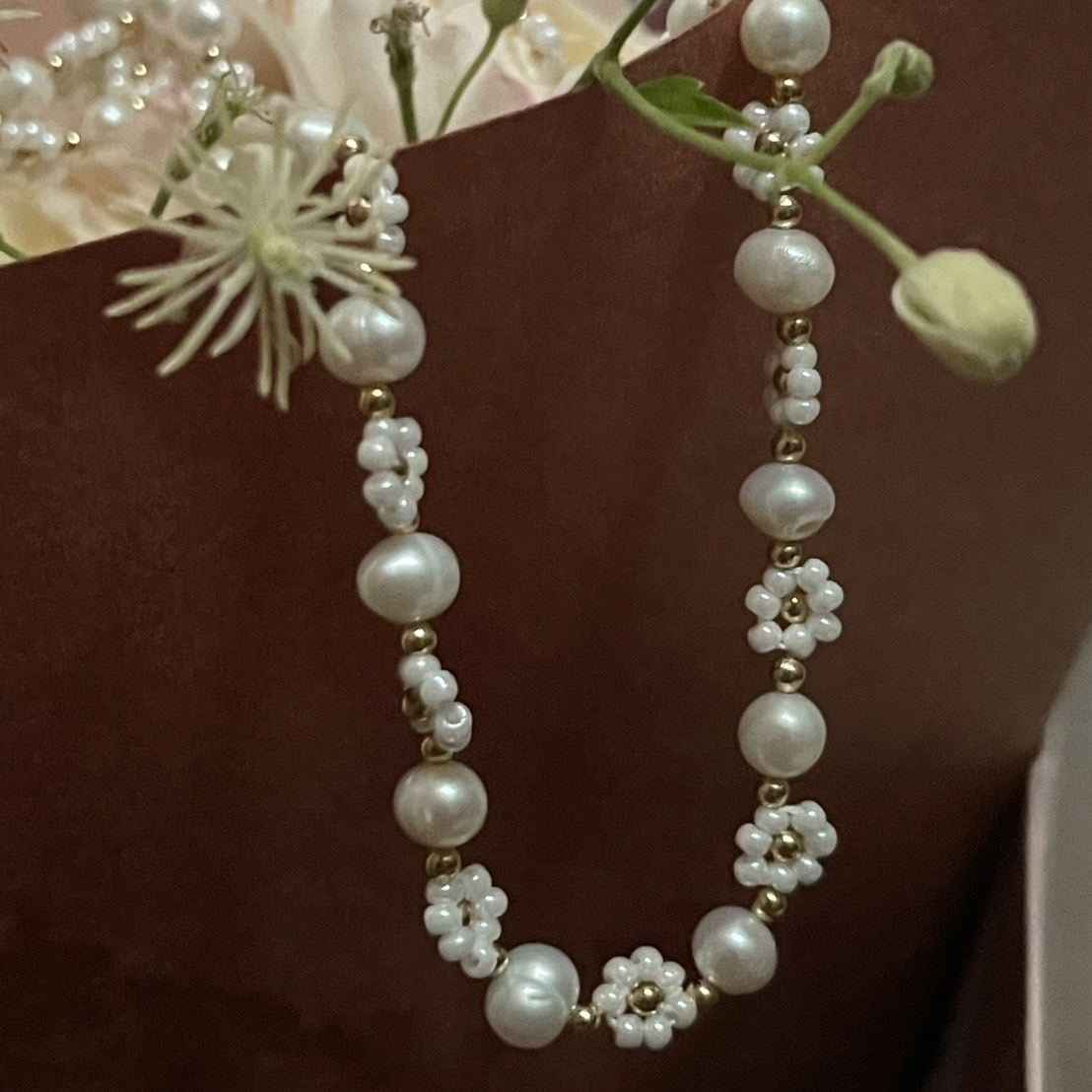 925 silver-Romantic French Necklace