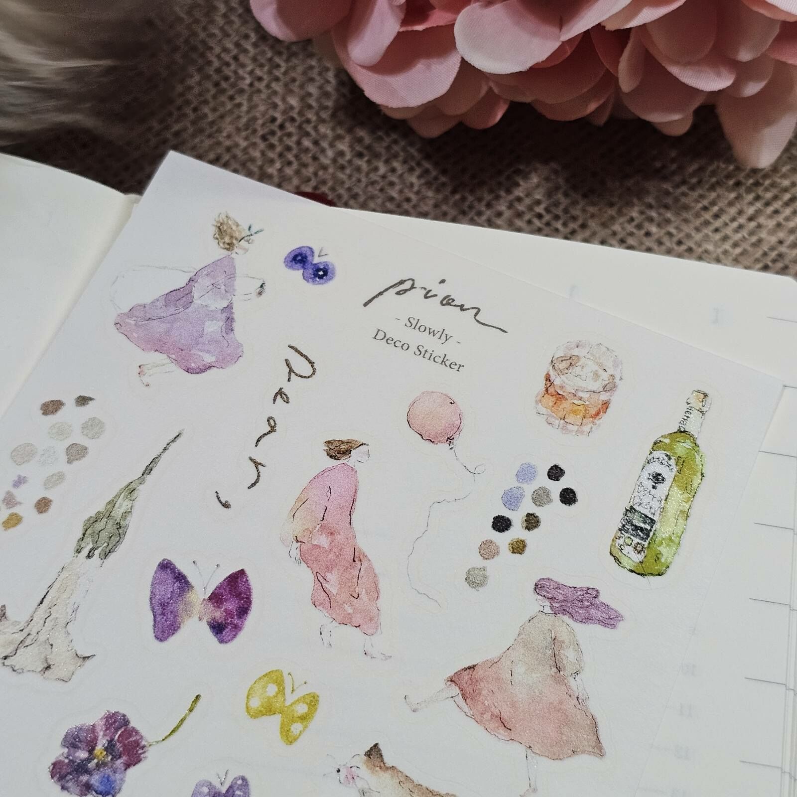 Pion Transfer Stickers - Slowly