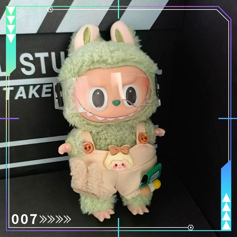 拉布布 LABUBU 心動馬卡龍 吊飾專用 配件 未來感 發光眼鏡 (無附吊飾)