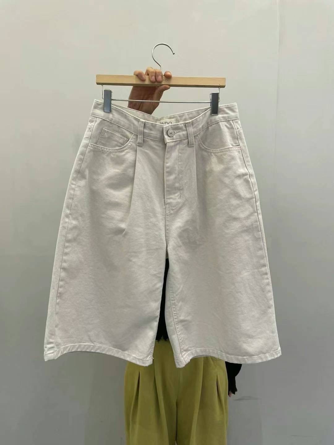 現貨┃韓國選品 韓國製 過膝牛仔短褲