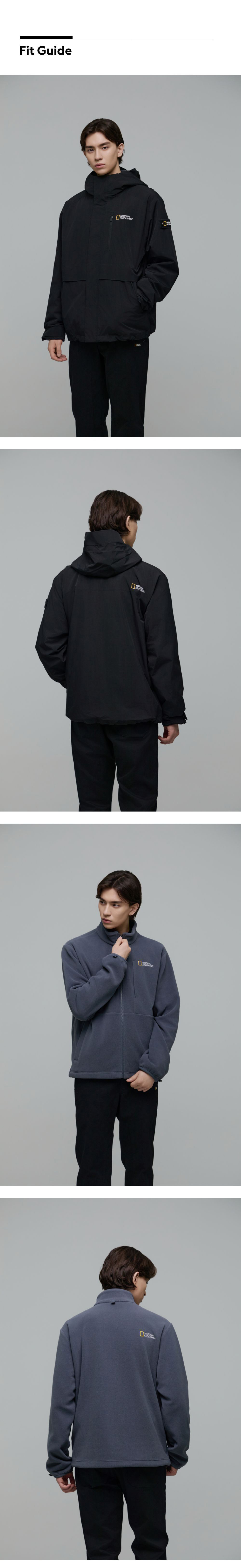 NATIONAL GEOGRAPHIC★UNISEX_トレーニングフードジップ_3色 Unisex ARCHELON Stretched Woven Zip-Up HoodieSAND BEIGE