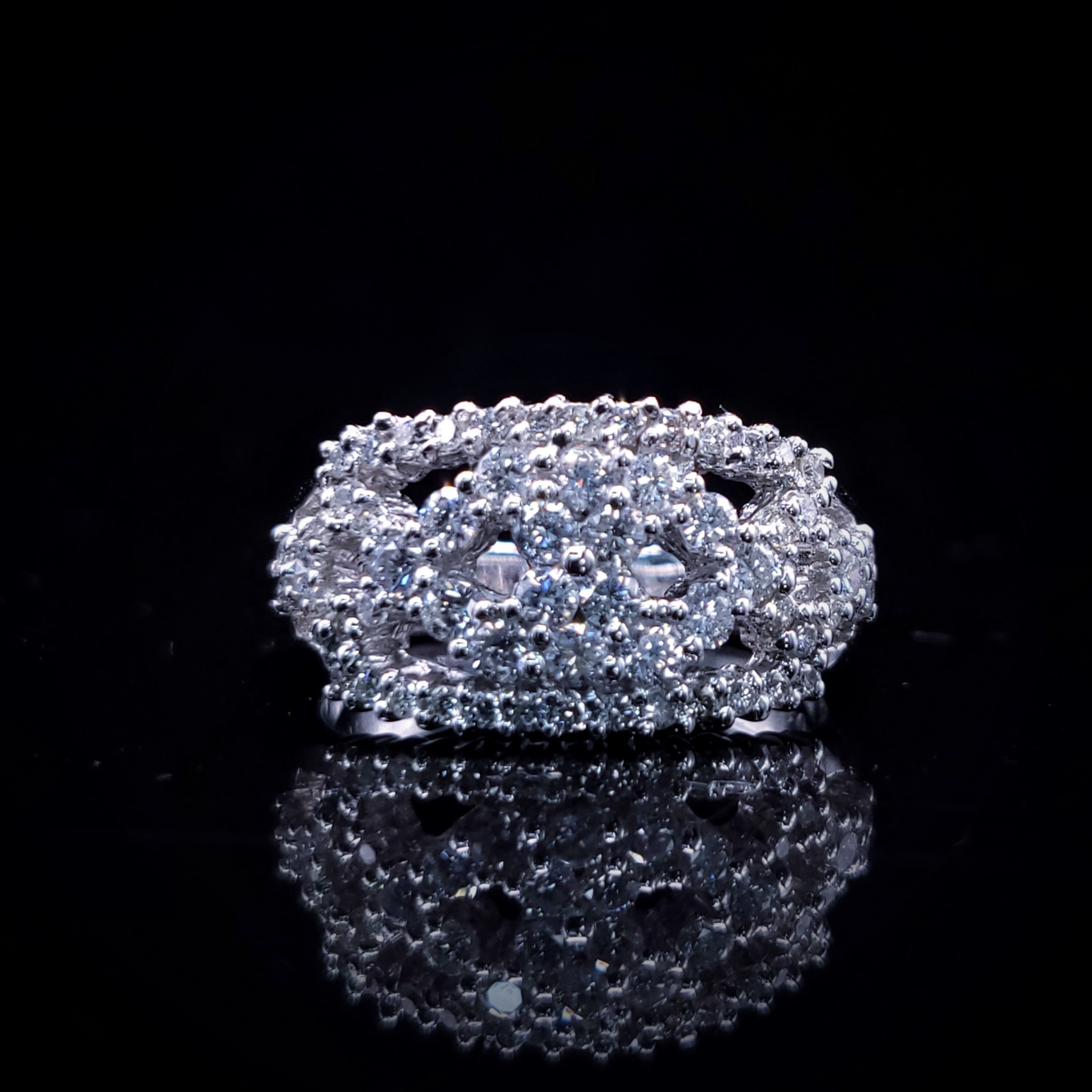 18K White Gold 0.64ct Diamond Ring