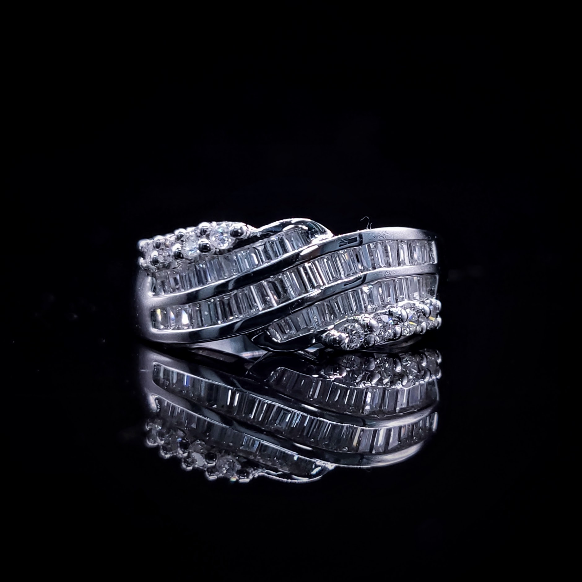 18K White Gold 0.56ct Diamond Ring