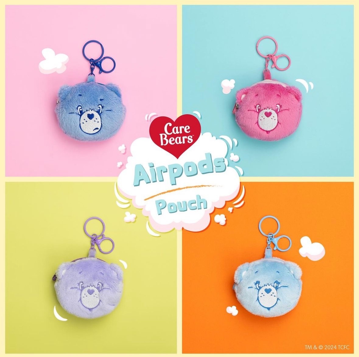 🇹🇭Care bears毛毛耳機包💟