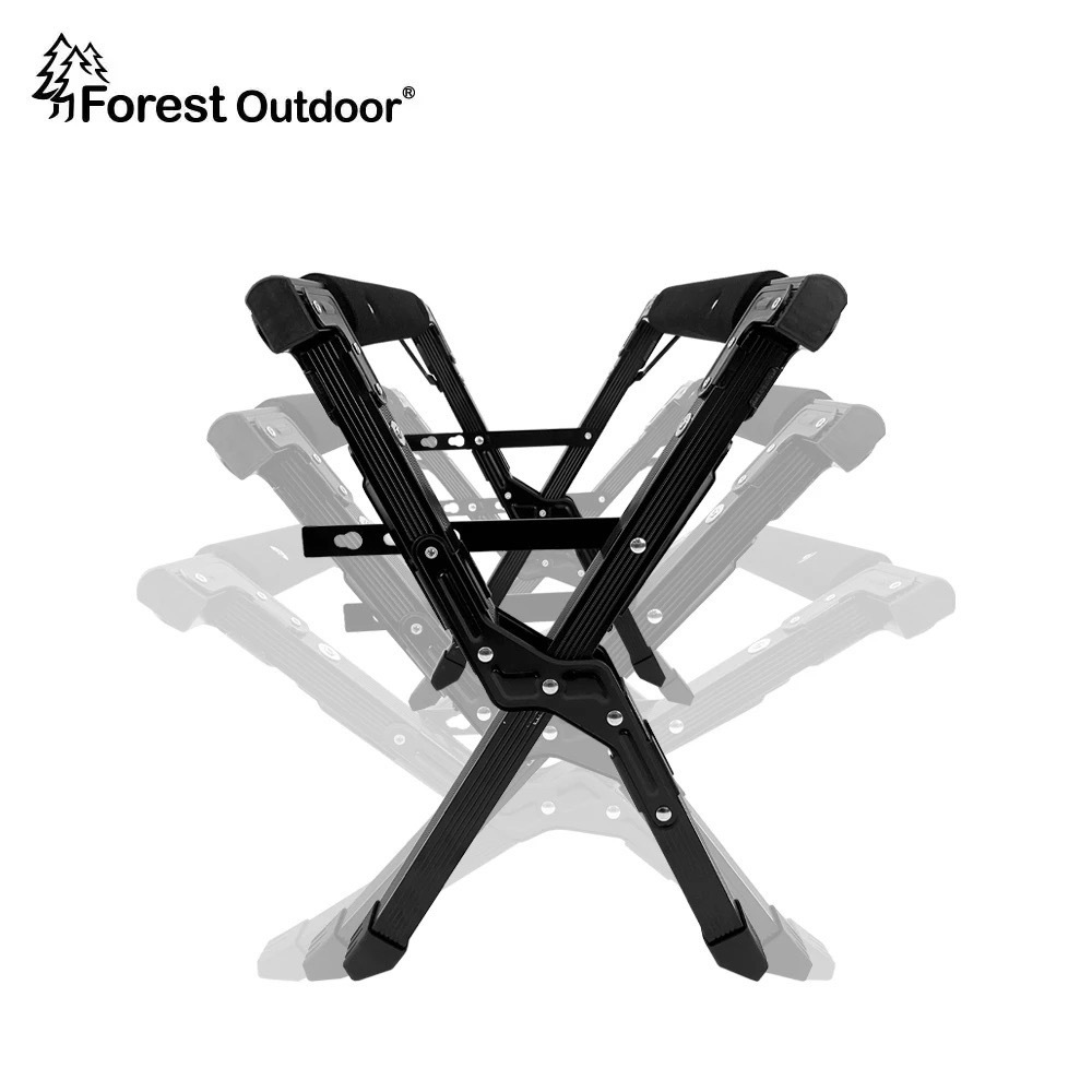【Forest Outdoor】三段式耐重冰箱架 腳架 消光黑 FTT050BK AC33