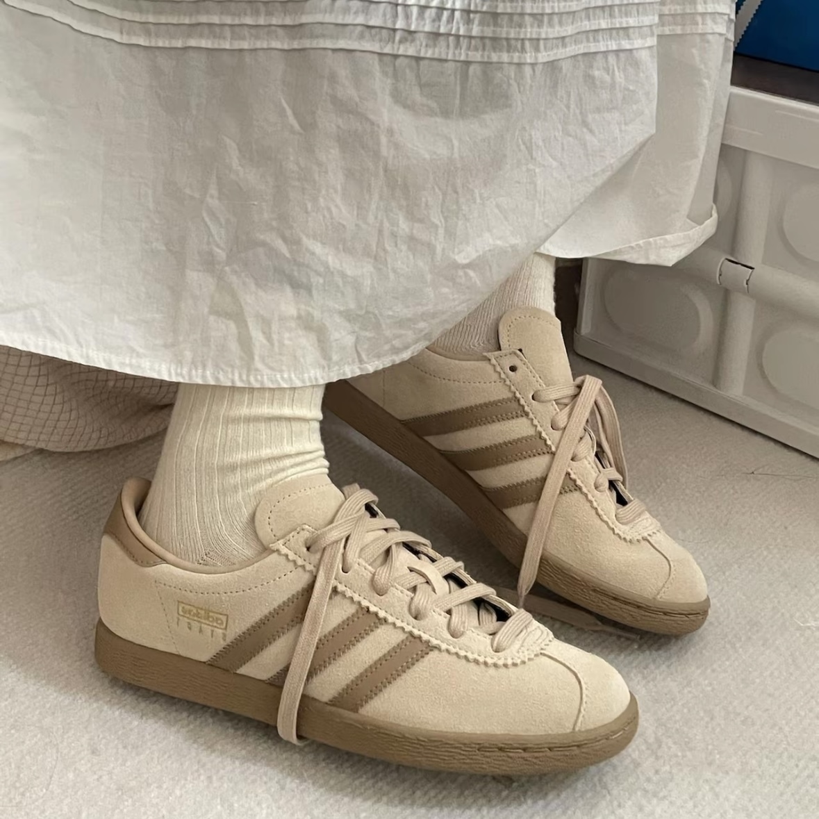 ADIDAS ORIGINALS  STADT 小麥色 麂皮 奶茶 焦糖底 休閒鞋 ji1886