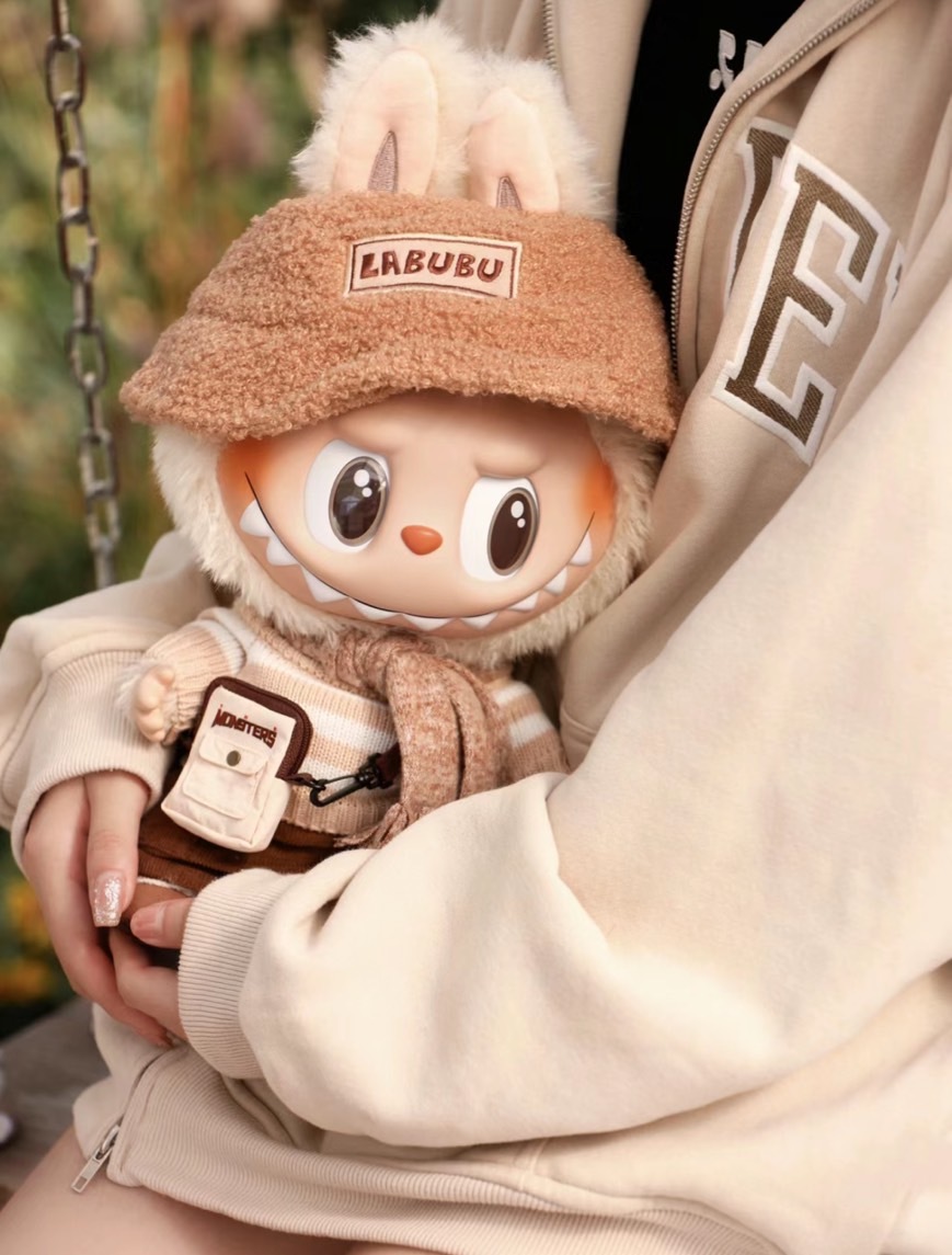 <官網限定> POPMART 泡泡瑪特 DRESS BE LATTE LABUBU 拉布布 拿鐵 美拉德色系 搪膠毛絨3.0 公仔