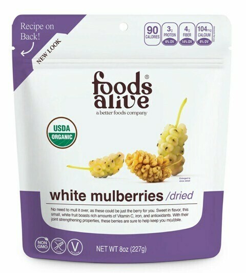 Foods alive 有機白桑葚乾 (最佳食用日期為2026年9月1日)