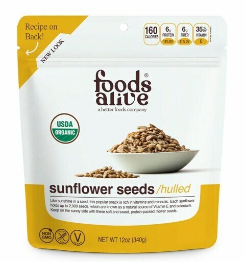Foods Alive 有機葵花籽 (最佳食用日期為2027年3月1日)