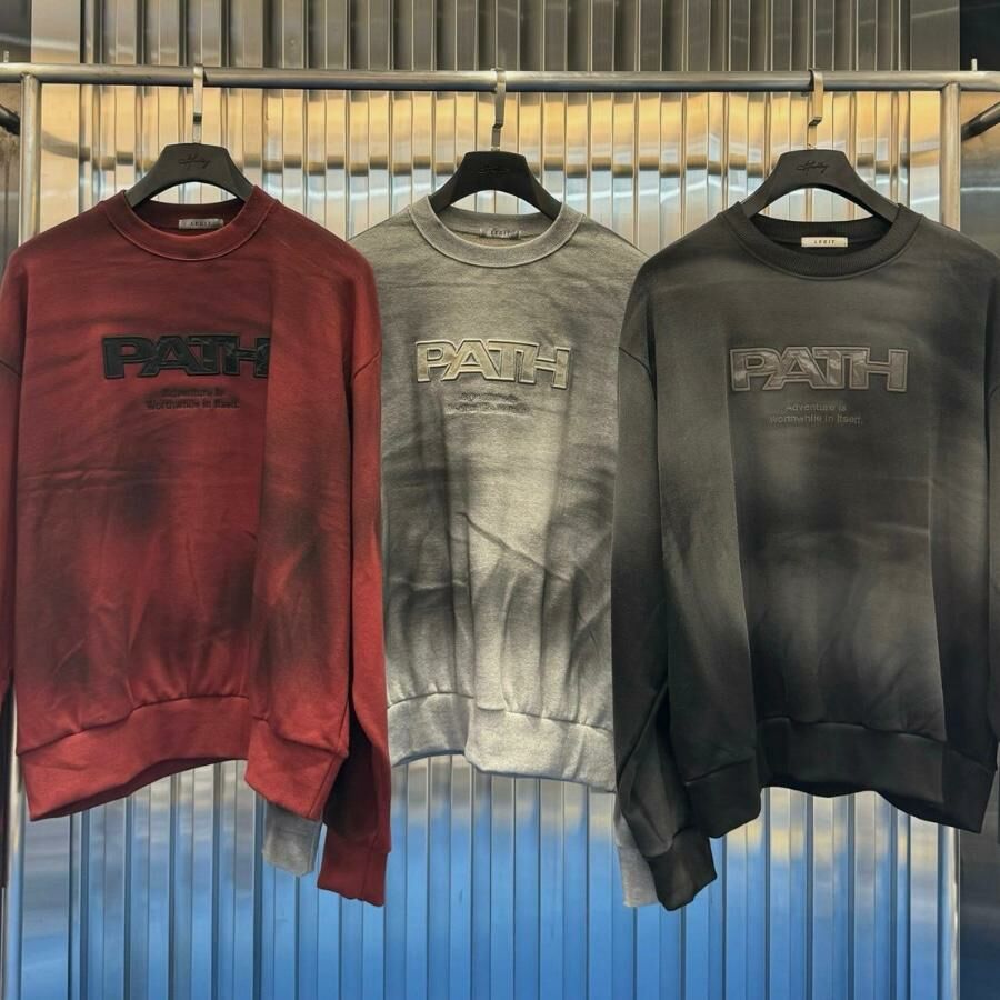 仿污英文字衛衣 LEGIT-T028