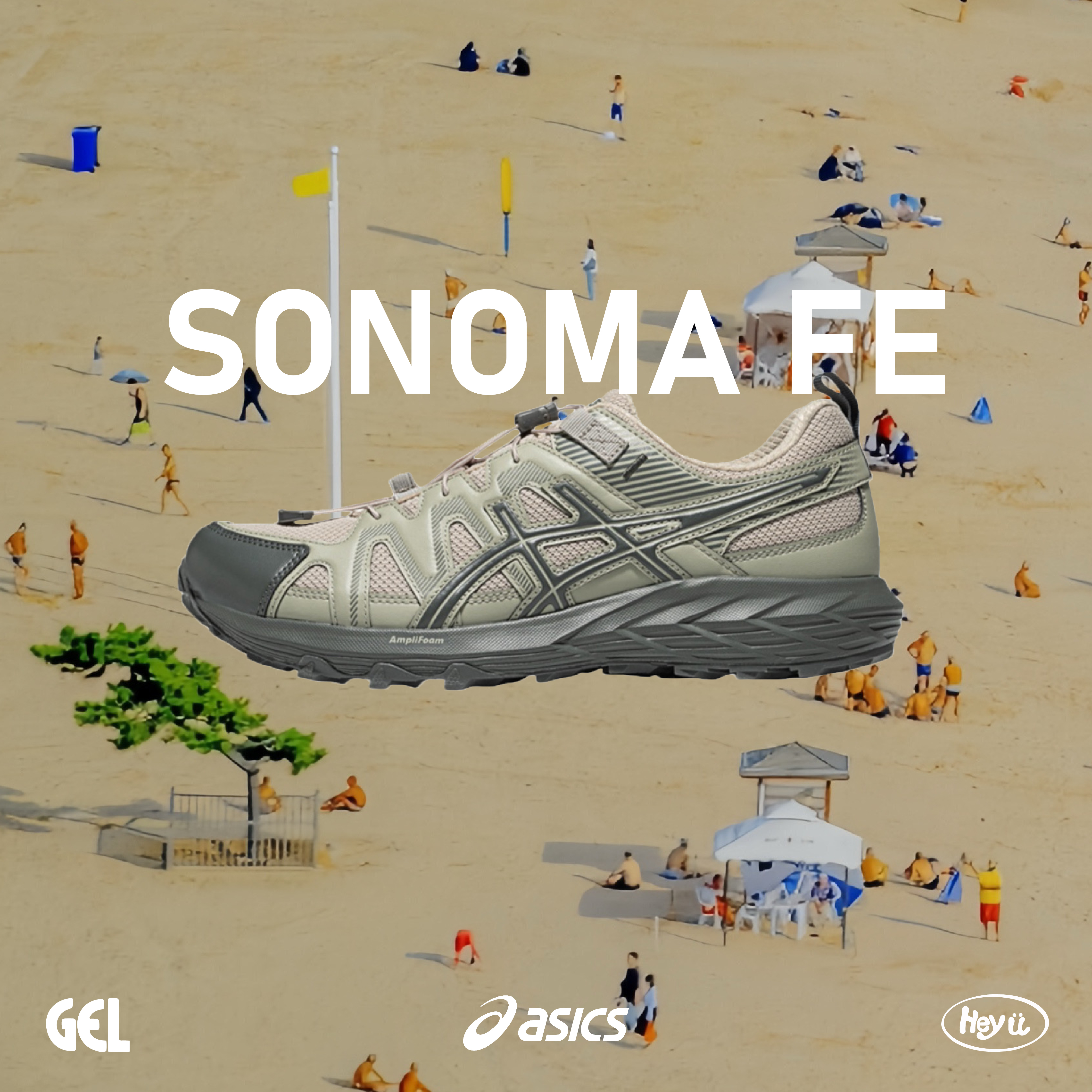 ASICS GEL-SONOMA FE 灰米