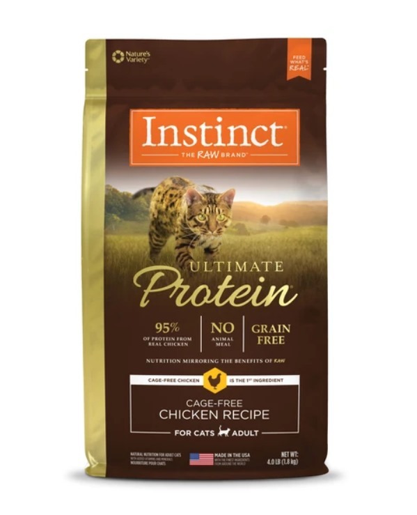Instinct Ultimate Protein 頂級蛋白成貓雞肉乾糧(10lb)