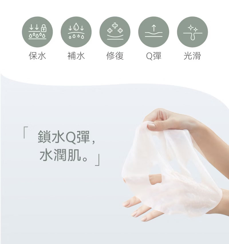 PROJ 晶珂｜彈力保濕面膜 海葡萄高萃保濕 5入/盒 (３盒組)