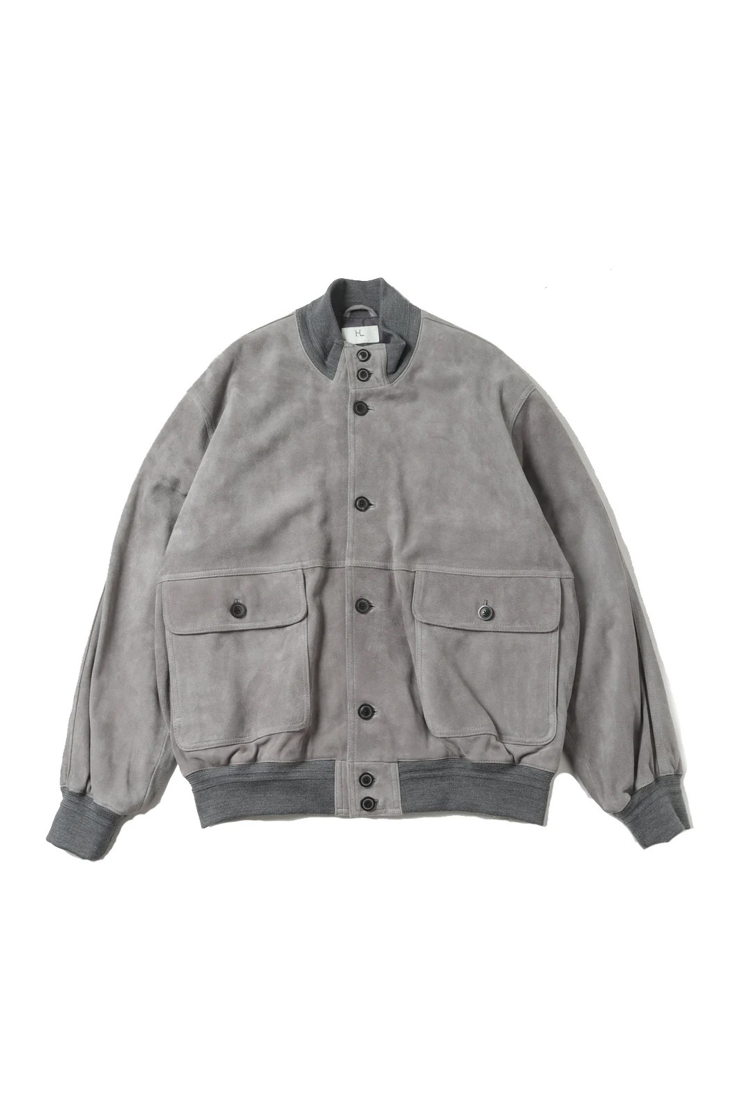 HREILL LAMB SUEDE BLOUSON (2COL)