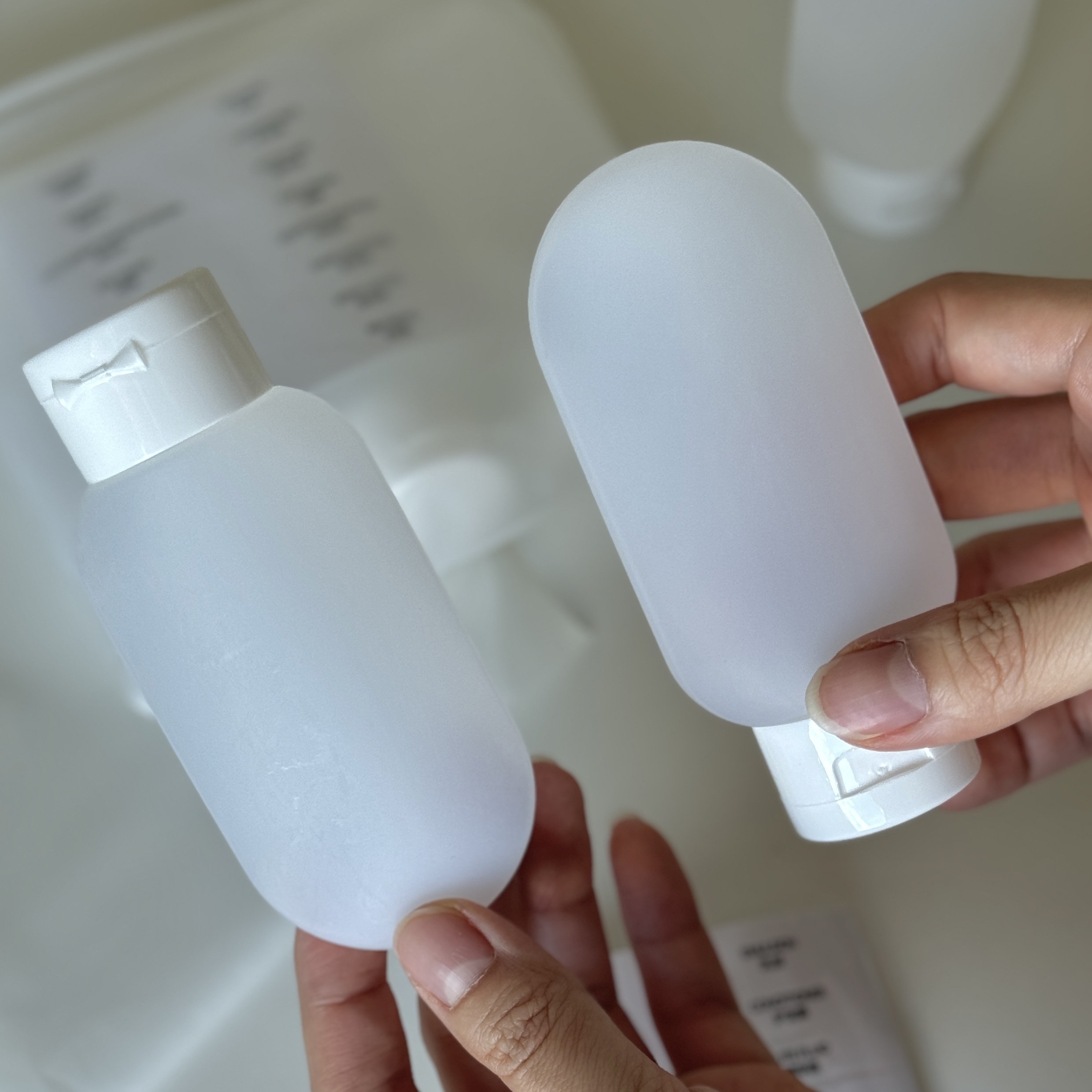 旅行分裝瓶＋標籤貼紙