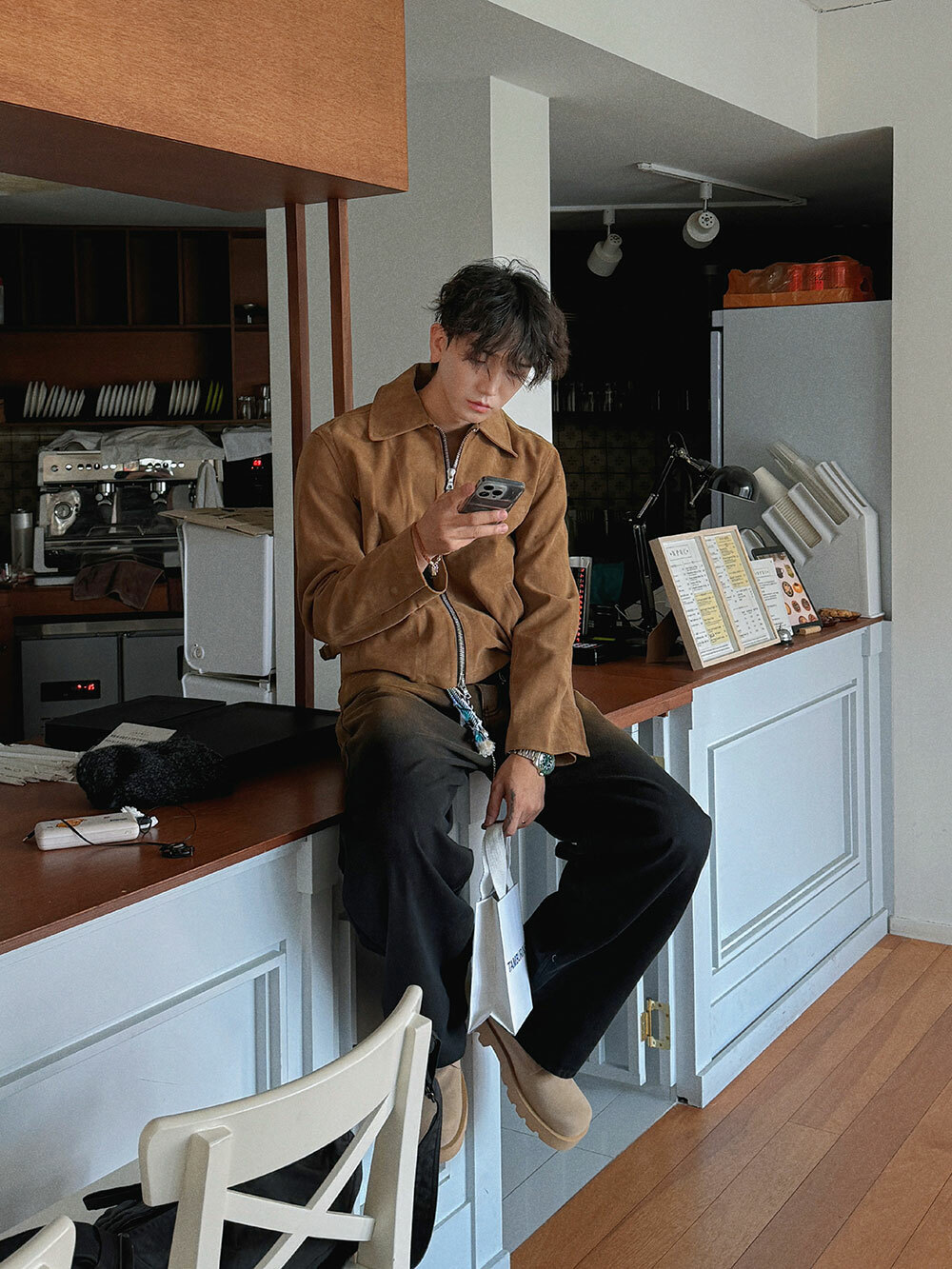 Detroit Zip Suede Jacket