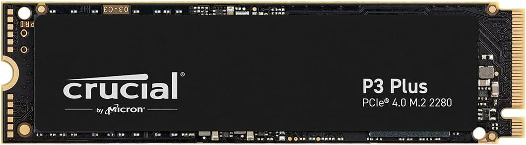 Crucial P3 Plus PCIe Gen4 3D NAND NVMe M.2 SSD，高達 5000MB/s