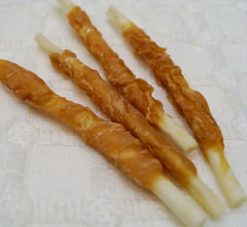 Doggyman 雞包牛皮潔齒棒 10支