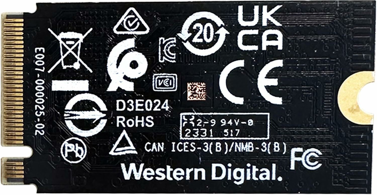 Western Digital WD SN740 M.2 2230 PCI-e 4.0 Gen 4x4NVME SSD - 1TB / 2TB