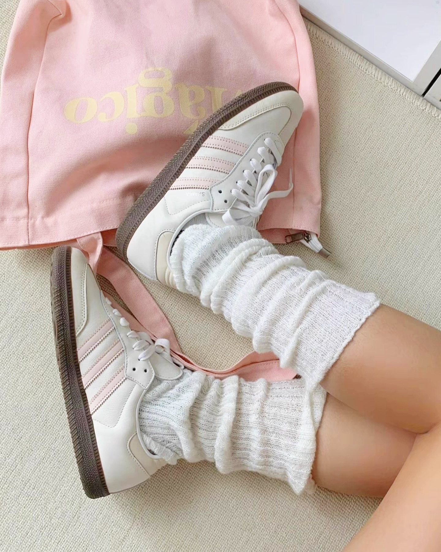 ADIDAS Samba OG White Light Pink 淺粉IH2751