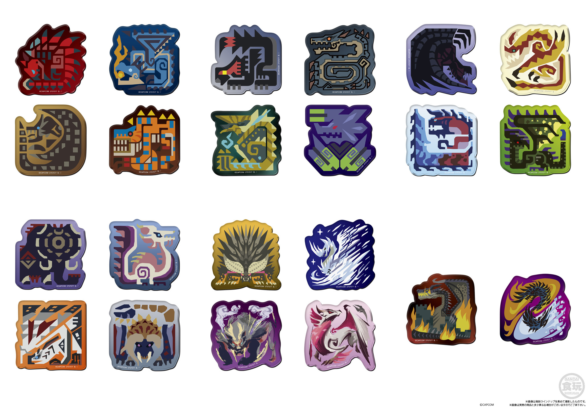 「ACG.GO」「預購」《魔物獵人》20 週年紀念版角色磁鐵（14 件）