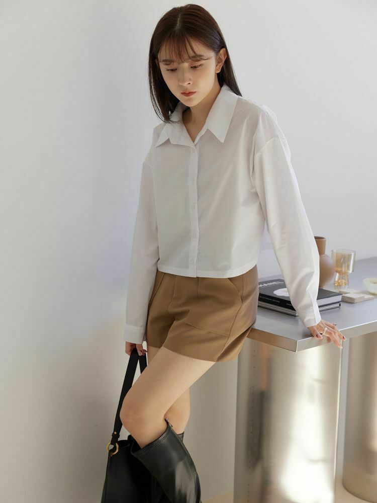 設計款 後交衩排釦襯衫
