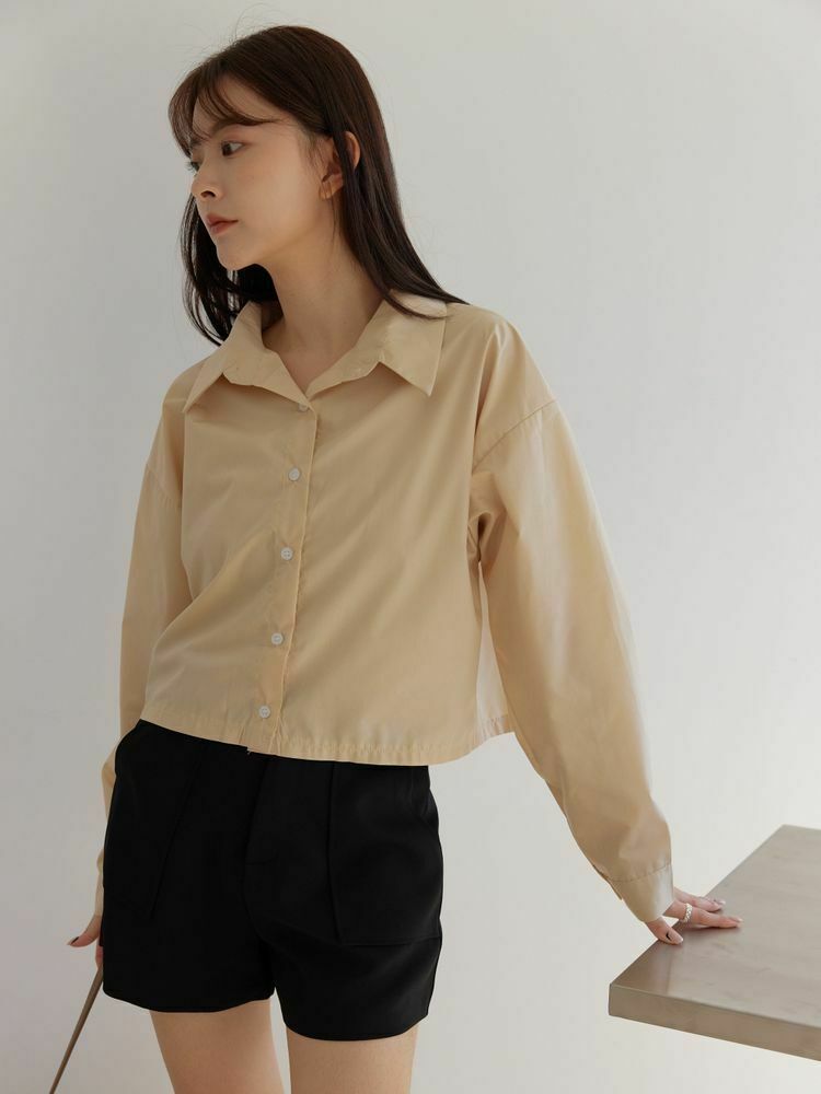 設計款 後交衩排釦襯衫
