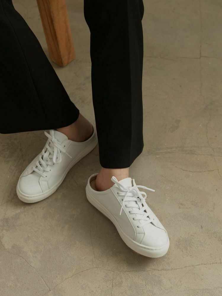 懶人真皮小白鞋