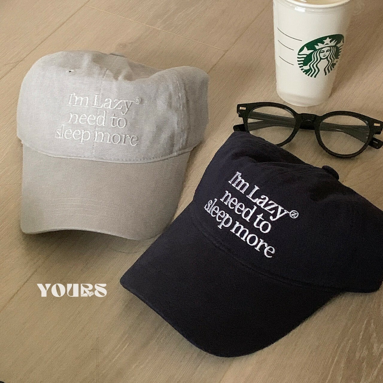 Lazyz 刺繡英文棒球帽（8colors）