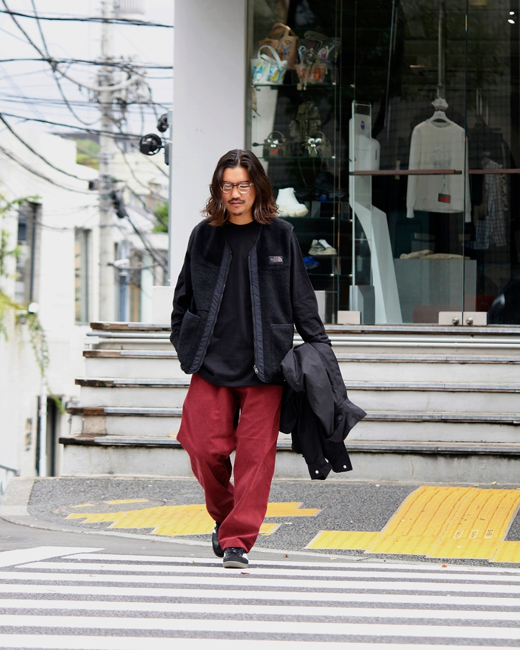 日本 The North Face 紫標  PLAS Wool Fleece Field Vest 背心