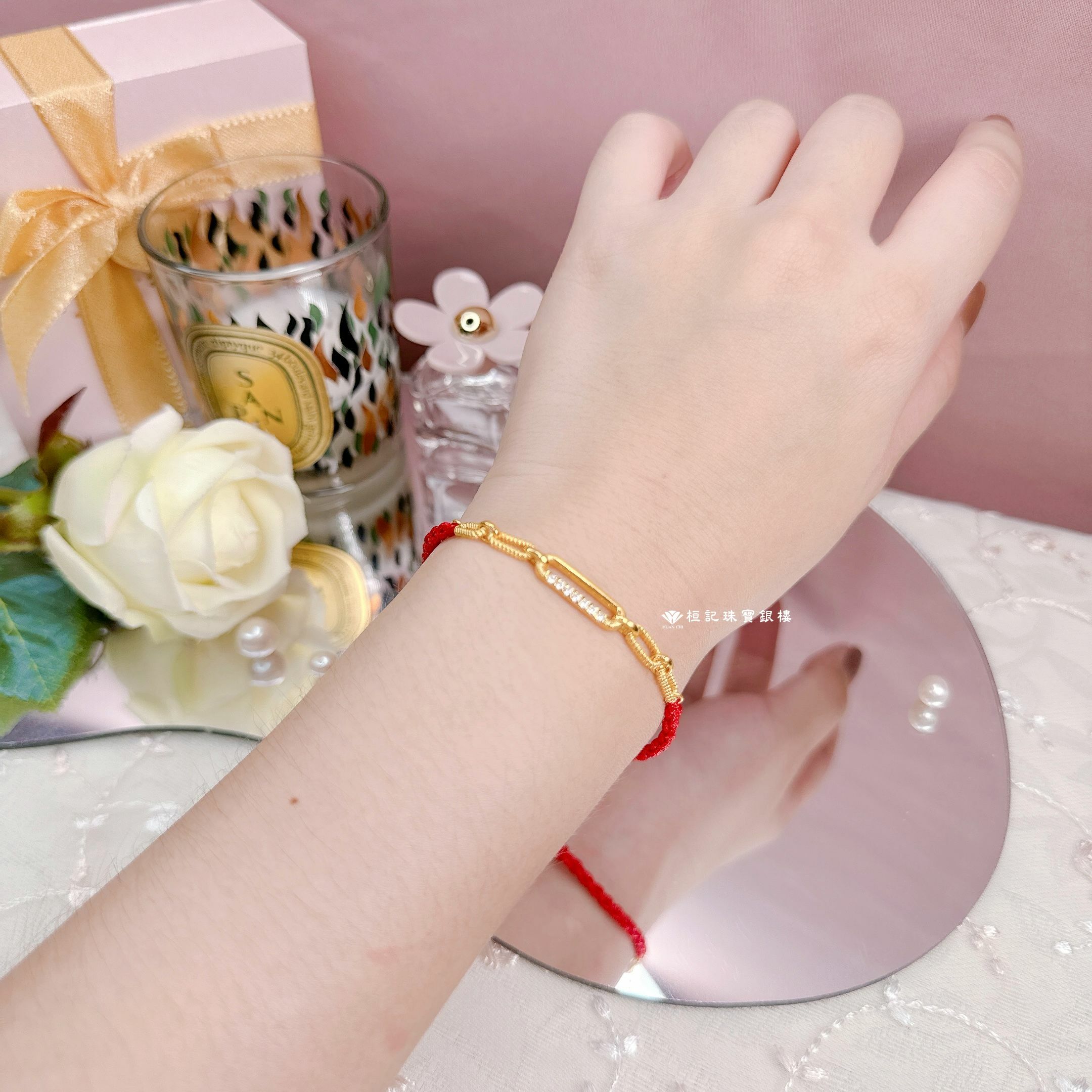 品味 編織金手鍊