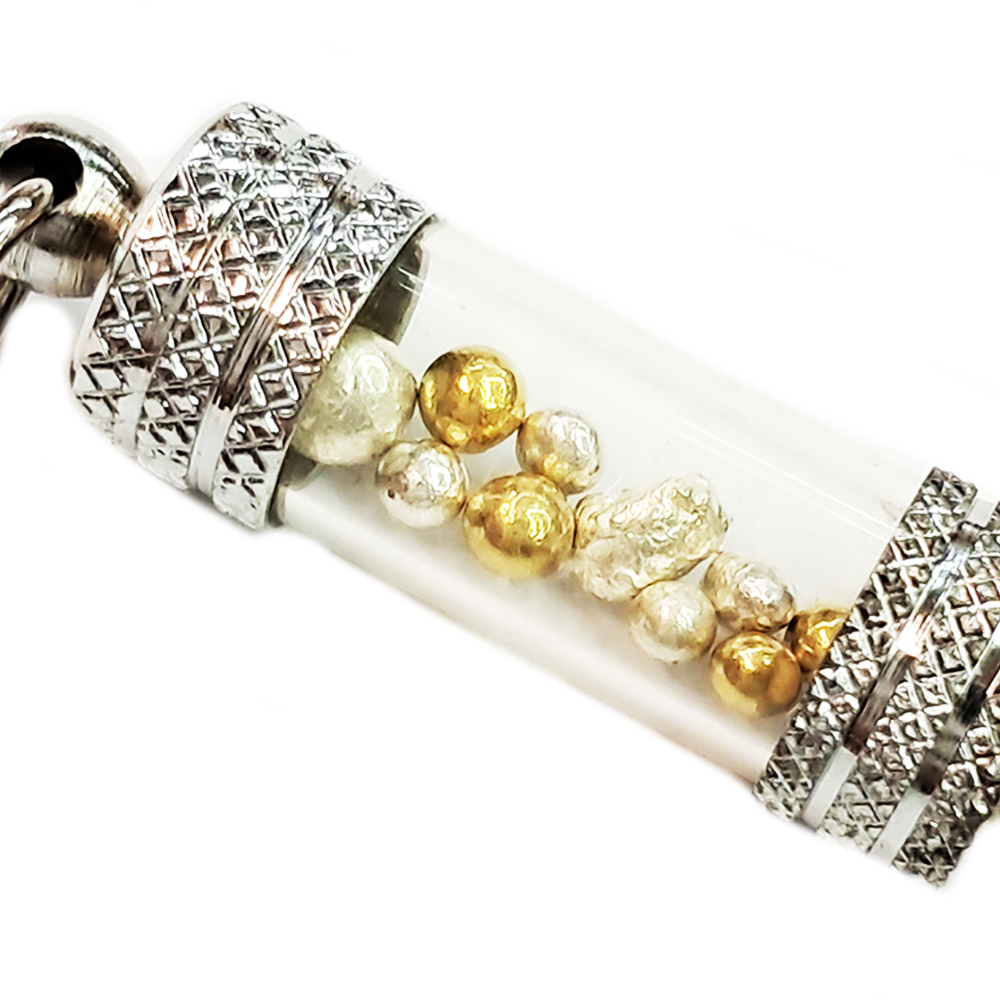  補財運 西藏天金天銀嘎屋 高3公分【十方】136637