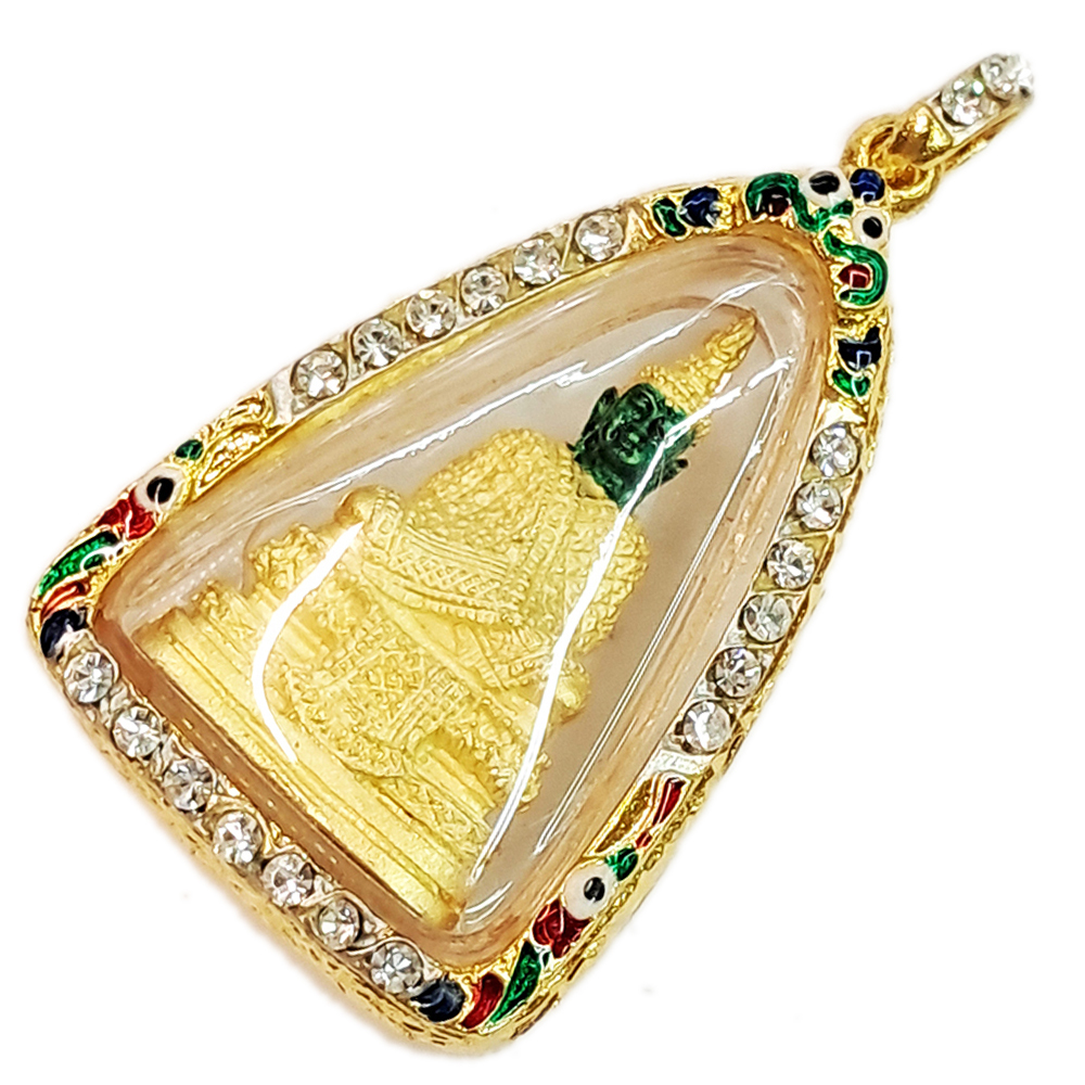 泰國玉佛{鑲鑽}佛牌【十方】132646