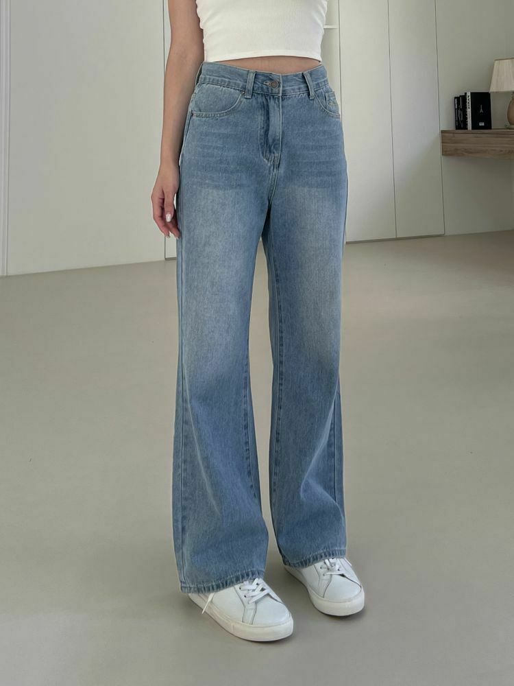 自訂 極美水洗藏肉薄牛仔褲