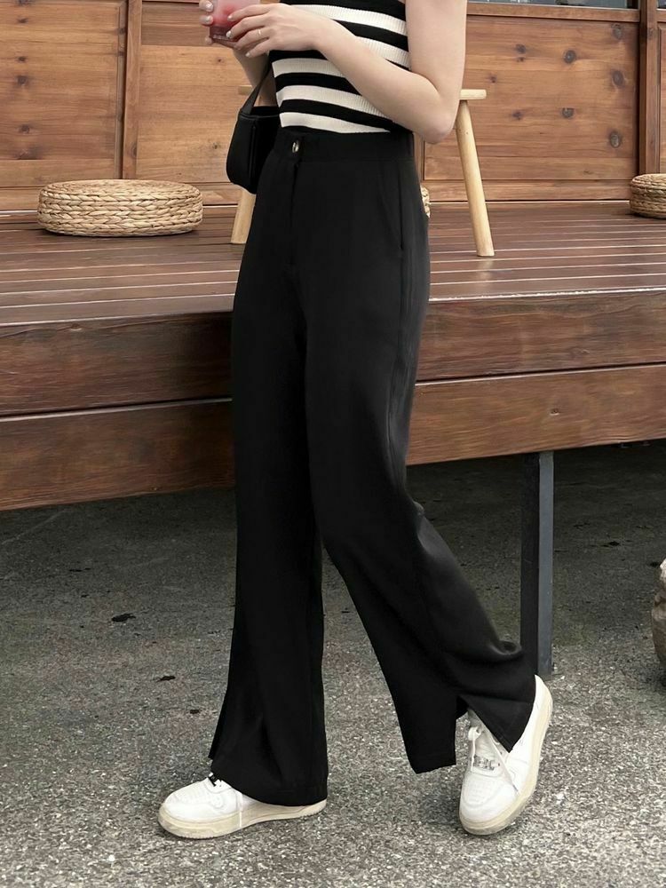 自訂 高腰十分長腿褲