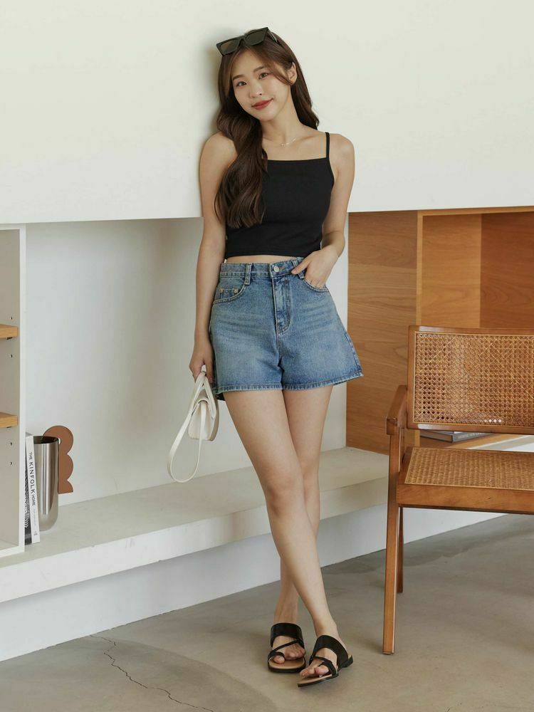 涼感平口細肩背心