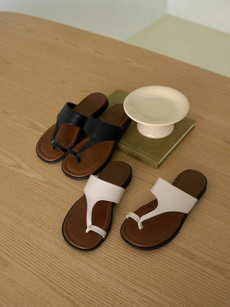 流線設計夾腳拖鞋