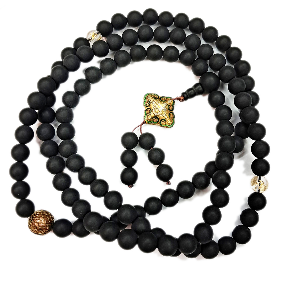 金吉祥&靈草藥珀108念珠8mm【十方】148151