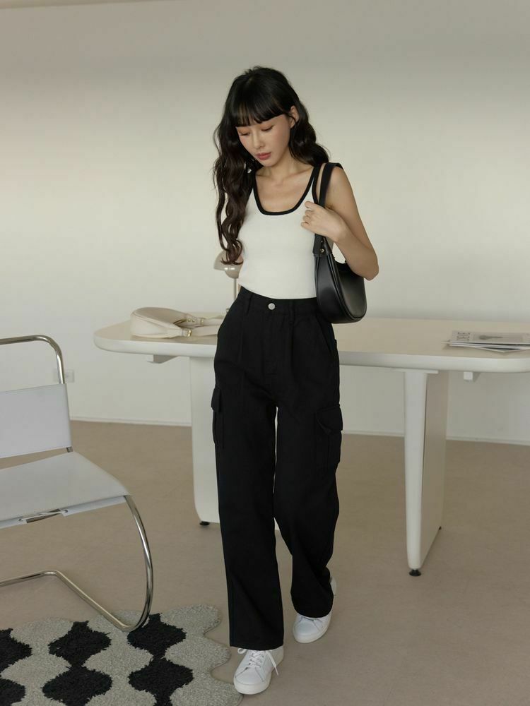 挺料工裝斜紋褲