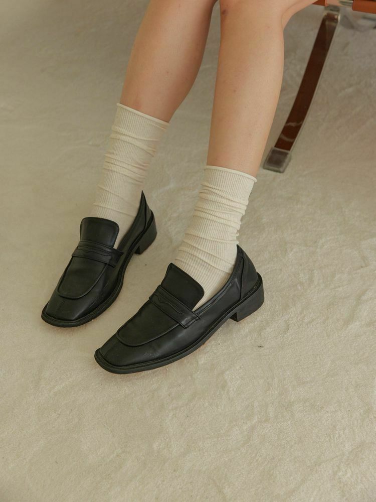 直紋百搭堆堆襪