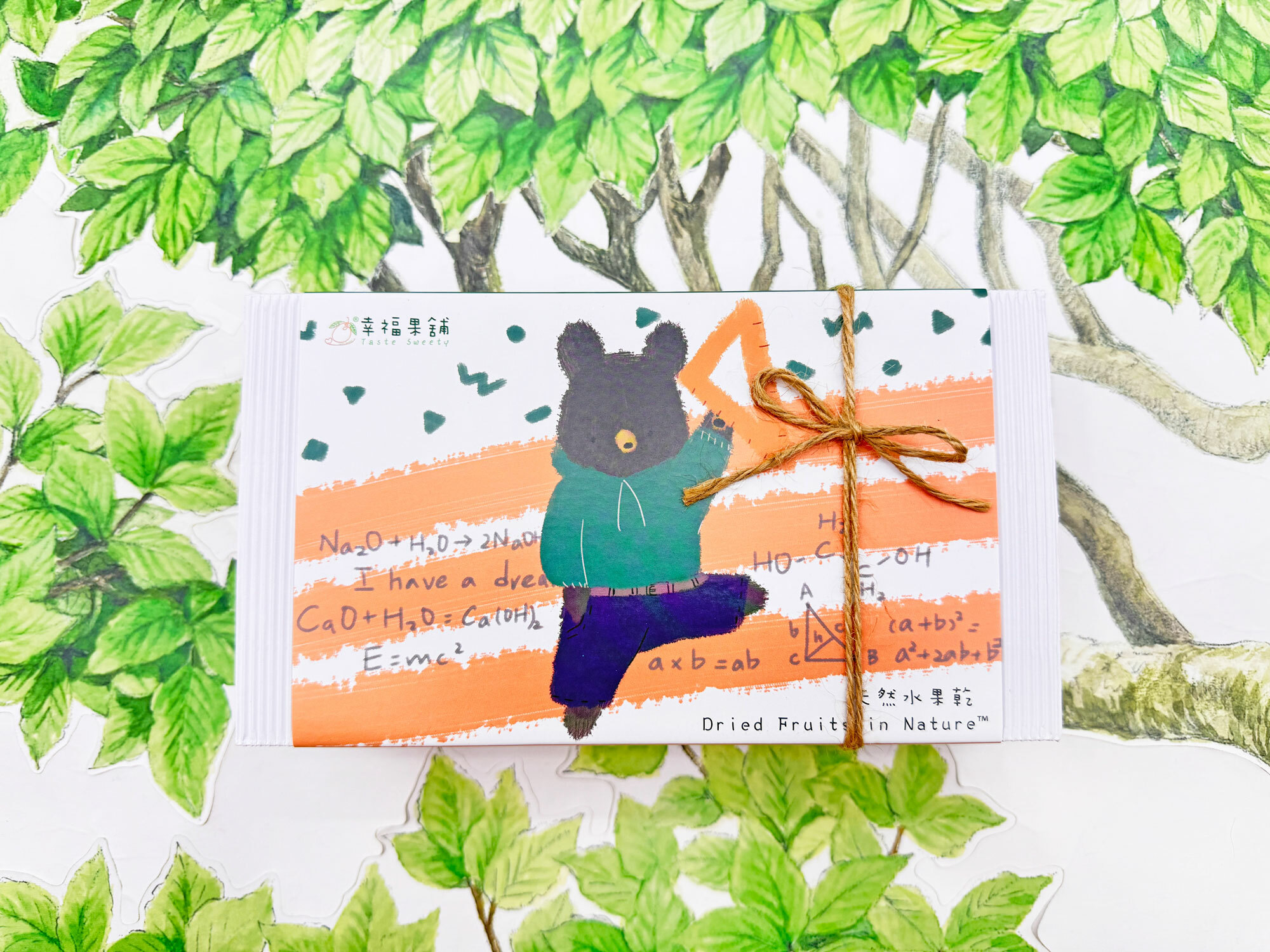 教師熊水果乾小禮盒8入