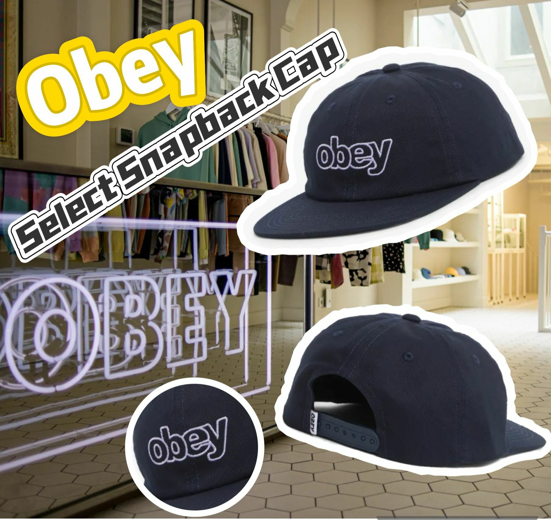 【預購】Obey Snapback G092301 CAP 帽