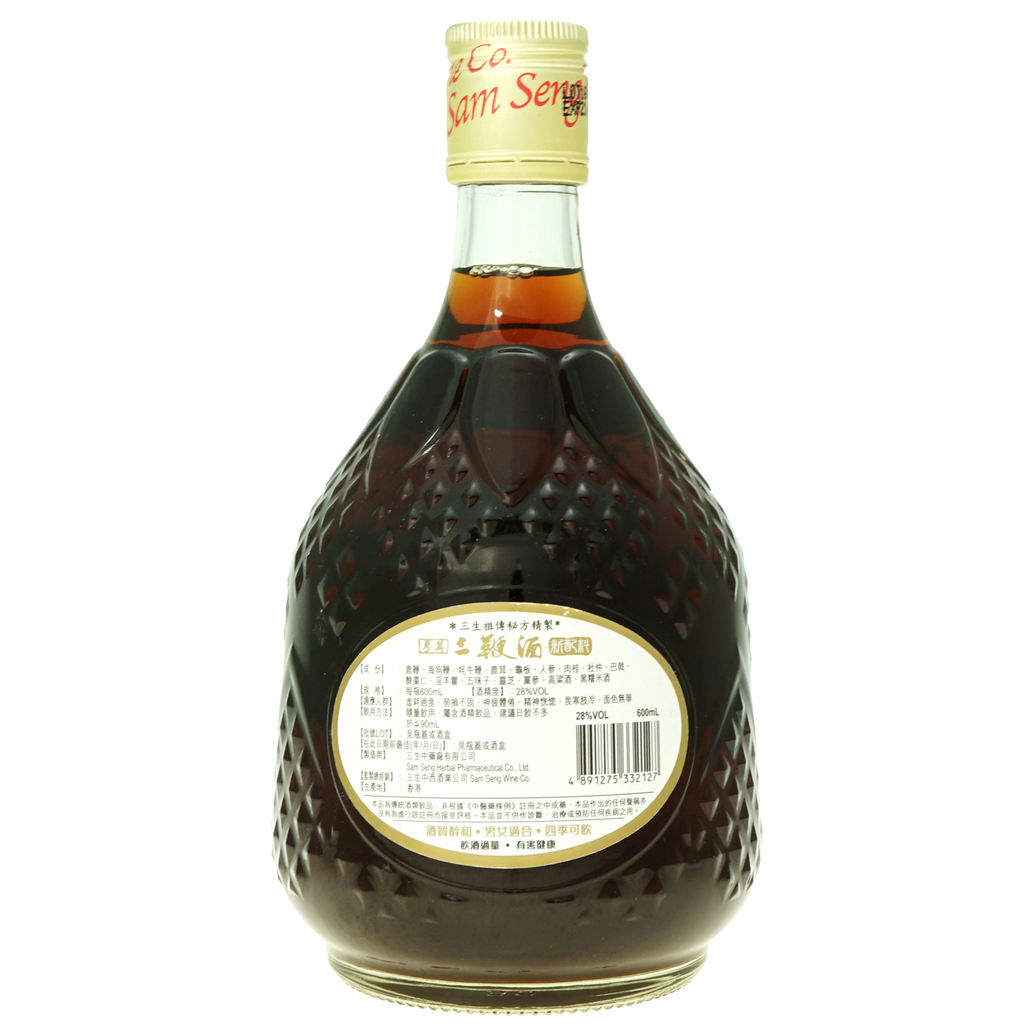 三生牌參茸三鞭酒600ml