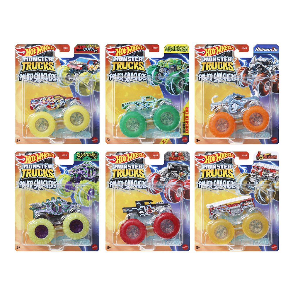 風火輪大腳車-1:64粉碎系列 原箱6入不重複(A箱號)