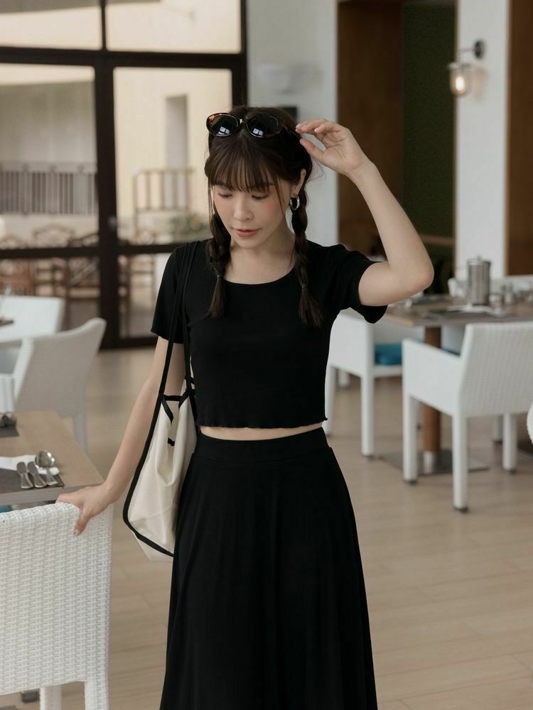 自訂 涼爽親膚坑紋上衣