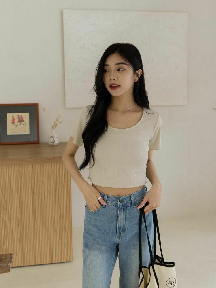 自訂 涼爽親膚坑紋上衣