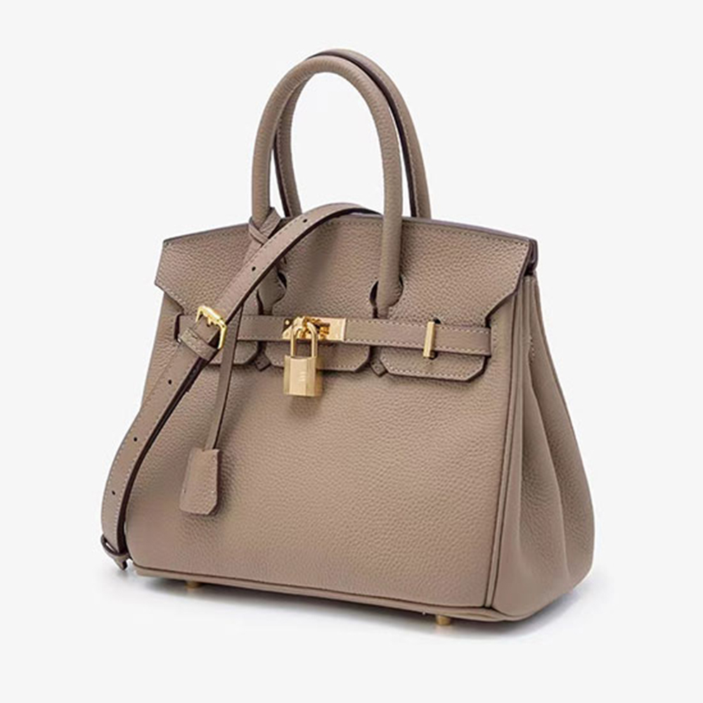 【CHASENG & KEITH】CEB0564 棕/黑 荔枝紋 手提 肩包(附防塵袋/中提袋)