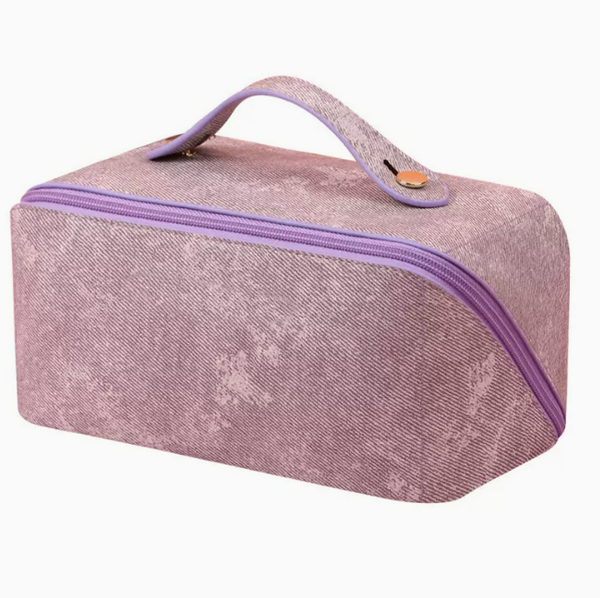 Hot push large-capacity multi-function toiletry bag (fog purple size: 23.5cm*12cm*12cm)