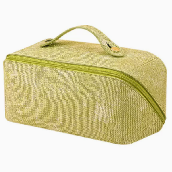 Hot push large-capacity multi-function toiletry bag (willow yellow size: 23.5cm*12cm*12cm)