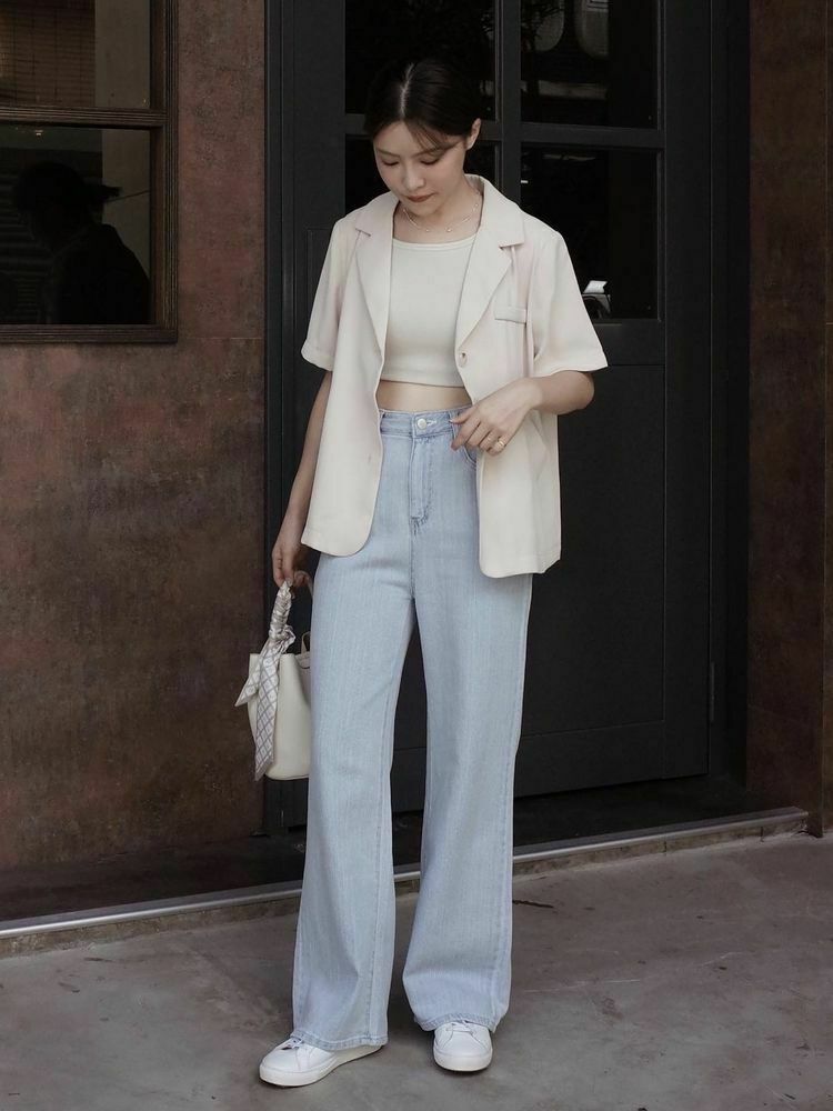 自訂 輕薄質感短袖西外